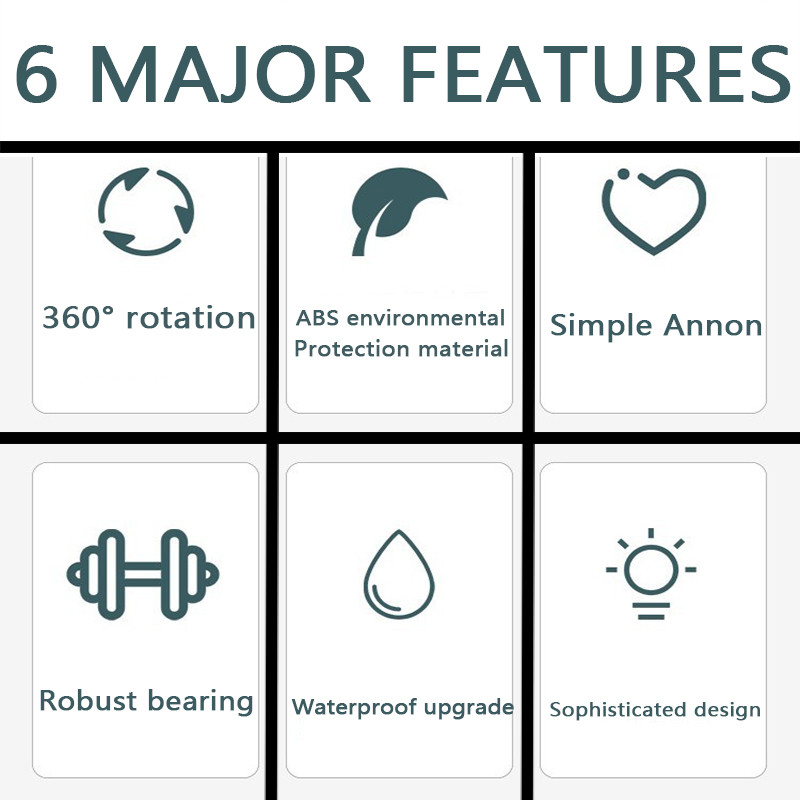 360° dušo galvutės laikiklis Reguliuojamas vonios dušo laikiklis voniai Dušo bėgelio laikiklio laikiklio galvutė stipriai prilimpa prie sienos