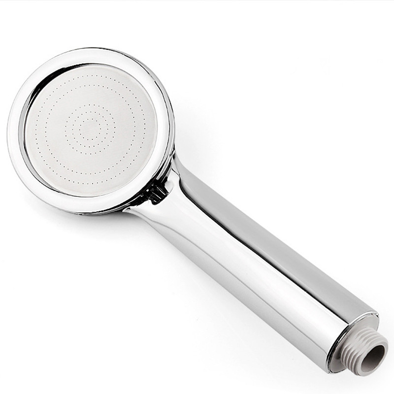 ZENBEFE 1PC Ακροφύσιο ντουζιέρας με πίεση ABS Αξεσουάρ μπάνιου Υψηλή πίεση εξοικονόμησης βροχοπτώσεων Κεφαλή ντους χρωμίου