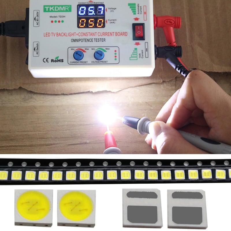 TKDMR 100/50pcs LED Backlight High Power 2W 3030 6V Current 200-250MA Cool White Temperature 15000-20000k TV Εφαρμογή