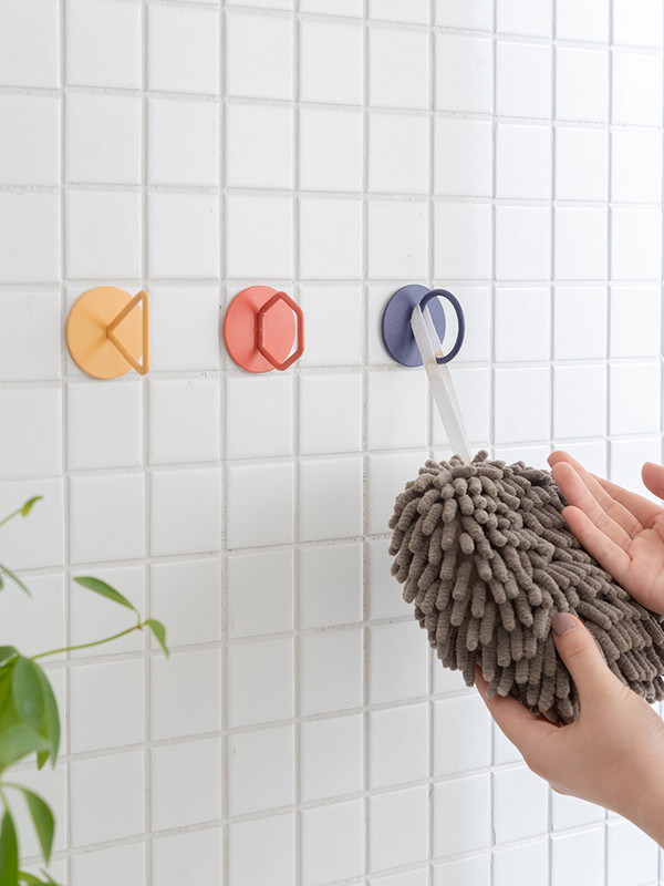 Γάντζος από σφυρήλατο σίδερο Επιτοίχια κολλητική κρεμάστρα χωρίς ραφή οικιακή πολυλειτουργική δημιουργική φέρουσα κολλώδης γάντζος