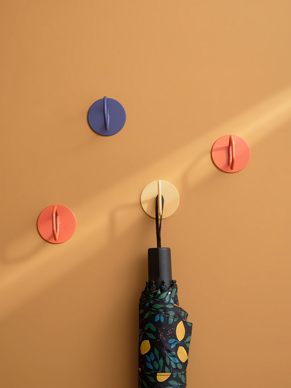 Γάντζος από σφυρήλατο σίδερο Επιτοίχια κολλητική κρεμάστρα χωρίς ραφή οικιακή πολυλειτουργική δημιουργική φέρουσα κολλώδης γάντζος