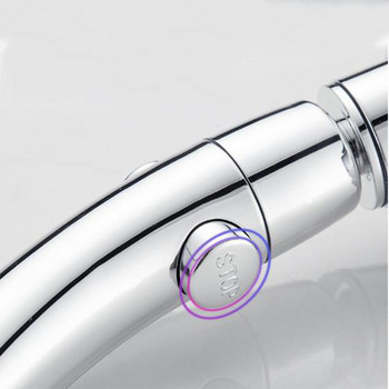 1 ΤΕΜ. 2023 Νέα κεφαλή ντους υψηλής πίεσης για εξοικονόμηση νερού Χέρι συγκράτησης στρογγυλό αξεσουάρ μπάνιου Κεφαλές ντους ABS Chrome