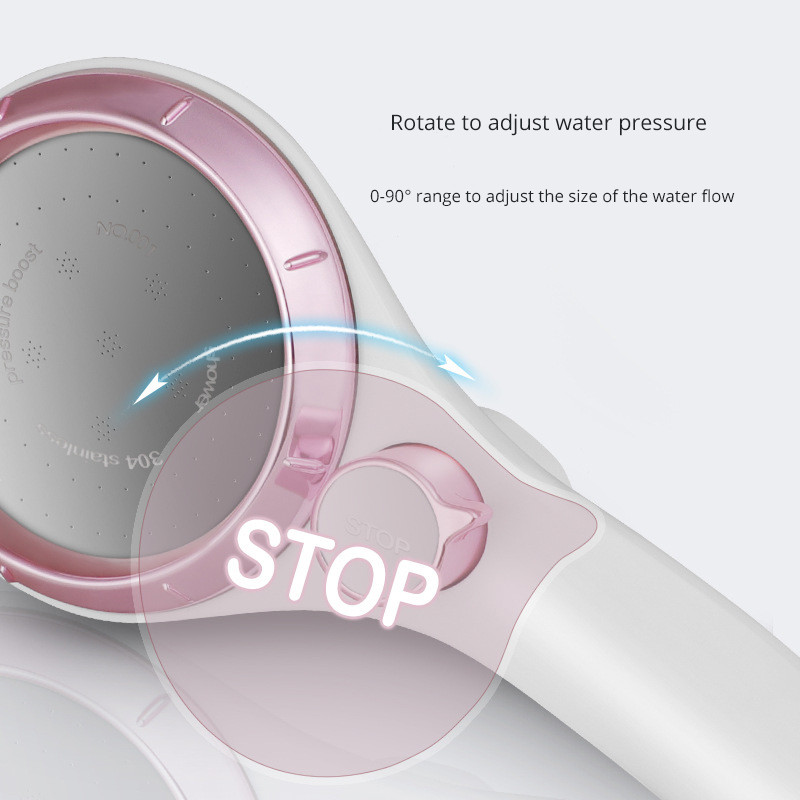 ZENBEFE Αποσπώμενη και πλενόμενη κεφαλή ντους με εξοικονόμηση νερού υπό πίεση κεφαλή ντους Yijian ρυθμιζόμενο μέγεθος ροής στοπ νερού