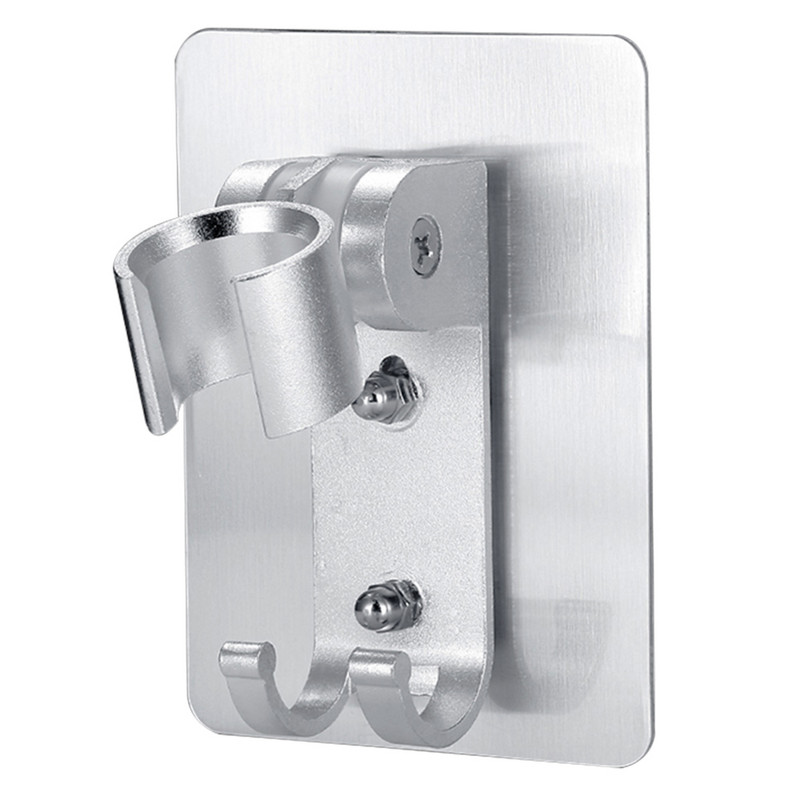 Ρυθμιζόμενη θήκη ντουζιέρας χειρός Αλουμινένιο μπουκάλι δωρεάν επιτοίχια κεφαλή ντους Στήριγμα καθίσματος μπάνιου