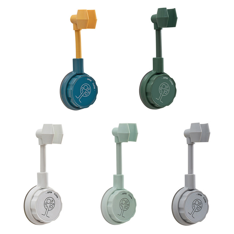 360° καθολική βάση κεφαλής ντους Ρυθμιζόμενη αυτοκόλλητη βάση ντουζιέρας χωρίς διάτρηση τοίχου Βάση SPA Μπάνιο ABS Νέο