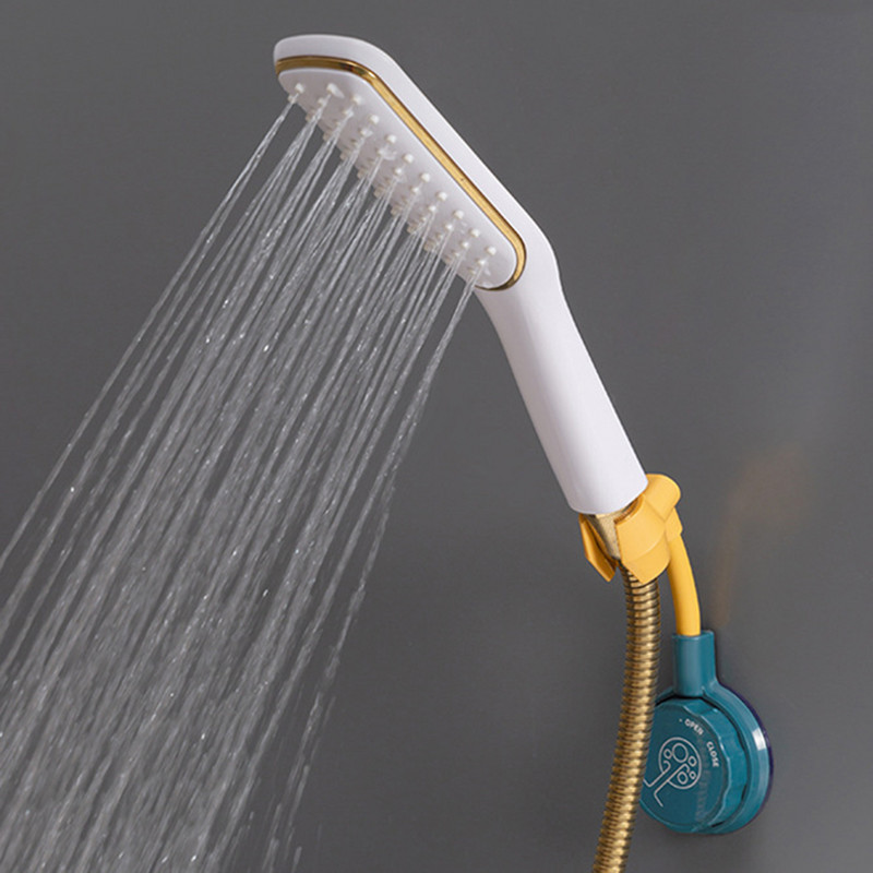 360° καθολική βάση κεφαλής ντους Ρυθμιζόμενη αυτοκόλλητη βάση ντουζιέρας χωρίς διάτρηση τοίχου Βάση SPA Μπάνιο ABS Νέο