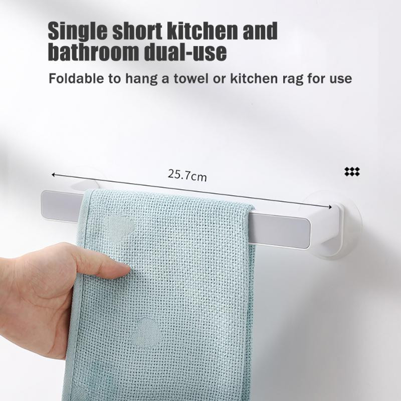 46,3/25,7 εκ. Μπάρα πετσετών Επιτοίχια οργάνωση πετσετών μπάνιου Βάση αποθήκευσης πετσετών δεν πιάνει χώρο Αξεσουάρ μπάνιου