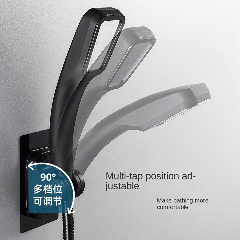 Αυτοκόλλητο βραχίονα ντους Βάση κεφαλής Ρυθμιζόμενο στον τοίχο Σταθερό στήριγμα πλάκας βάσης για αξεσουάρ μπάνιου σπιτιού