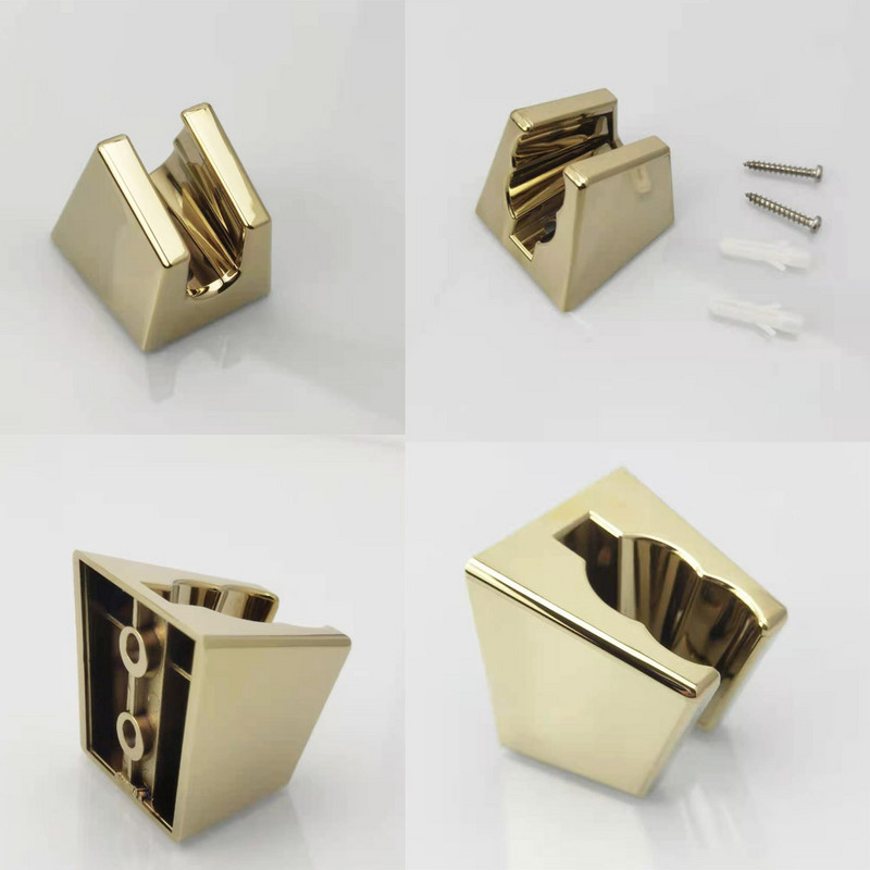 ABS Ρυθμιζόμενος βραχίονας ντουζιέρας χειρός Βάση τοίχου Χρώμιο/Βουρτσισμένο νικέλι/χρυσό/Μαύρο ματ φινίρισμα