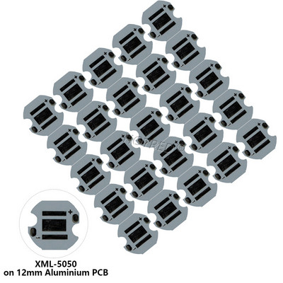 25 DB CREE 3535 XPE XTE XPG2 5050 XM-L T6 XML2 alumínium PCB kártya 20/16/14/12/8mm barkácsoláshoz