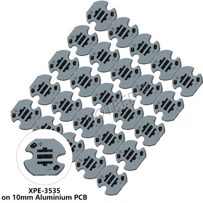25 DB CREE 3535 XPE XTE XPG2 5050 XM-L T6 XML2 alumínium PCB kártya 20/16/14/12/8mm barkácsoláshoz