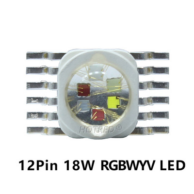 LED RGB RGBW RGBWY RGBWYV 3W 4W 5W 6W 15W 18W CREE 10W XML High Power Bead 4 tűs 6 tűs 8 tűs 10 tűs 12 tűs színes chip színpadi lámpák