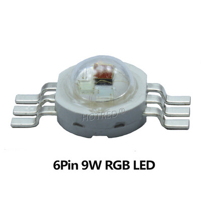 LED RGB RGBW RGBWY RGBWYV 3W 4W 5W 6W 15W 18W CREE 10W XML High Power Bead 4 tűs 6 tűs 8 tűs 10 tűs 12 tűs színes chip színpadi lámpák