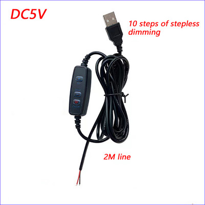 Kiemelés DC5V SMD 2835 5730 lámpagyöngyök USB tízsebességes kapcsolókábel meghajtó 10W 12W fehér fényű lámpatábla SM aljzattal.