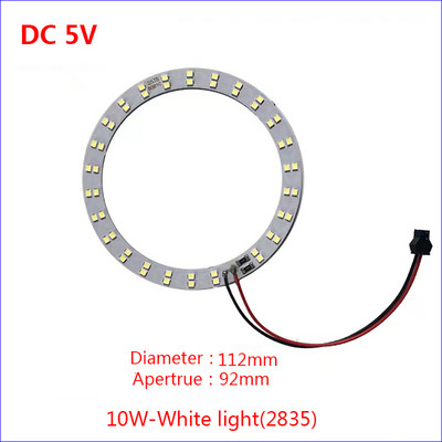 Kiemelés DC5V SMD 2835 5730 lámpagyöngyök USB tízsebességes kapcsolókábel meghajtó 10W 12W fehér fényű lámpatábla SM aljzattal.
