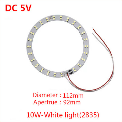 Kiemelés DC5V SMD 2835 5730 lámpagyöngyök USB tízsebességes kapcsolókábel meghajtó 10W 12W fehér fényű lámpatábla SM aljzattal.
