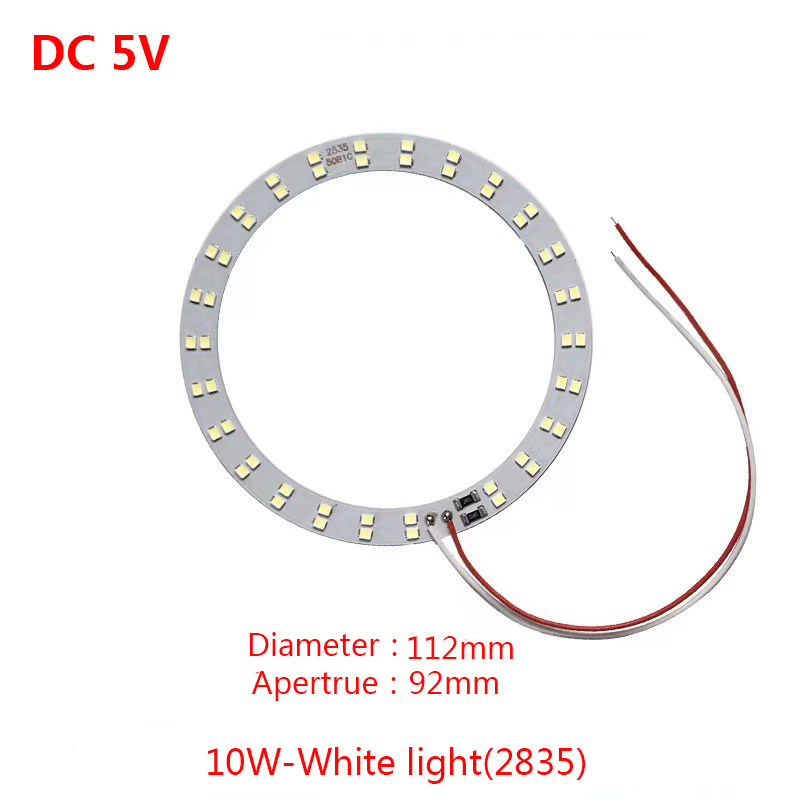 Highlight DC5V SMD 2835 5730 Lamp Beads USB Ten-Switch Cable Driver 10W 12W White Light Lamp Board with SM Female.