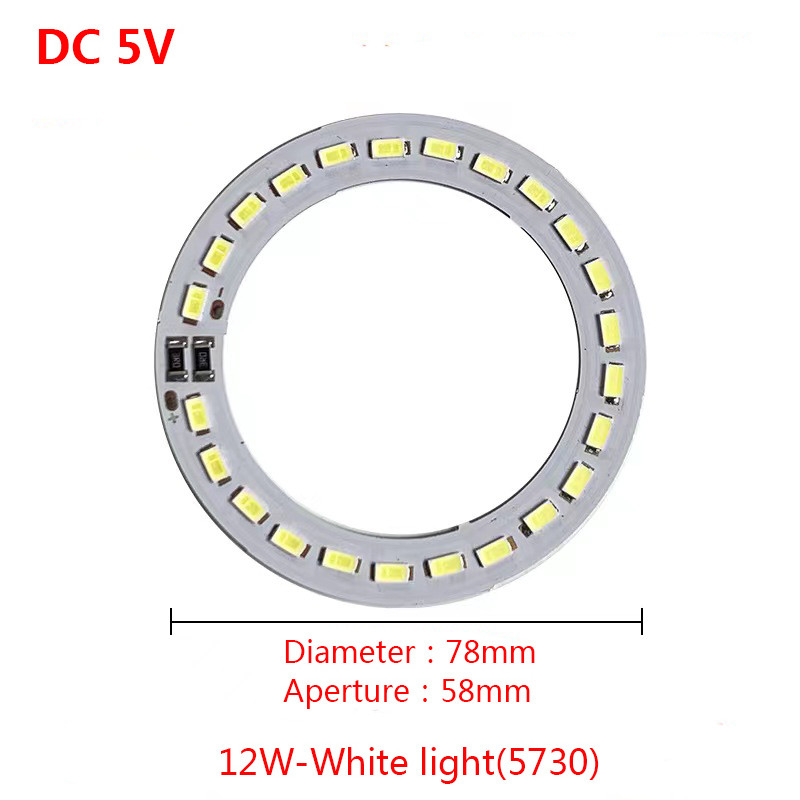 Highlight DC5V SMD 2835 5730 Lamp Beads USB Ten-Switch Cable Driver 10W 12W White Light Lamp Board with SM Female.