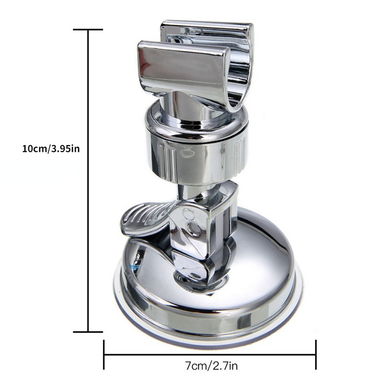 Καθολική ρυθμιζόμενη βάση ντουζιέρας χειρός Βάση βεντούζας Βάση κεφαλής πλήρους επιμετάλλωσης Στήριγμα μπάνιου σταθερή περιστροφή αναρρόφησης