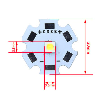 10PCS 1W 3W 3535 SMD High Power LED диод Чип излъчвател Студено бяло Топло бяло замени CREE XPE XP-E XPG2 за фенерче Biycle