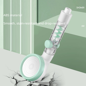Висококачествена регулируема 3-режимна филтърна душ слушалка с накрайник за спиране на водата с един бутон Спестяване на вода Аксесоари за баня