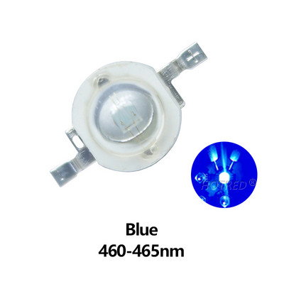 LED COB lámpa chip 1 W 3 W nagy teljesítményű LED meleg hideg fehér 450 nm gyöngyök Mini Blub dióda SMD barkácsolás reflektor Spotlámpa növénytermesztéshez