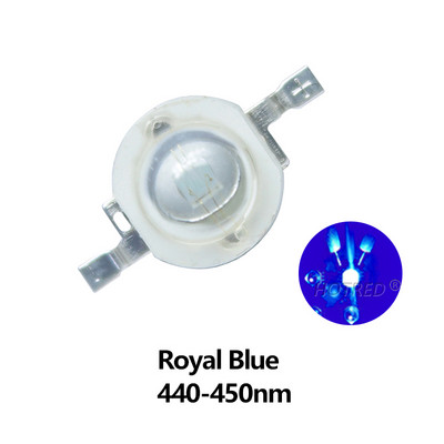LED COB lámpa chip 1 W 3 W nagy teljesítményű LED meleg hideg fehér 450 nm gyöngyök Mini Blub dióda SMD barkácsolás reflektor Spotlámpa növénytermesztéshez