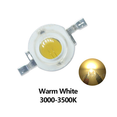 LED COB lámpa chip 1 W 3 W nagy teljesítményű LED meleg hideg fehér 450 nm gyöngyök Mini Blub dióda SMD barkácsolás reflektor Spotlámpa növénytermesztéshez