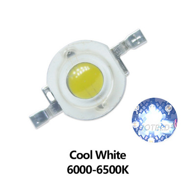 LED COB lámpa chip 1 W 3 W nagy teljesítményű LED meleg hideg fehér 450 nm gyöngyök Mini Blub dióda SMD barkácsolás reflektor Spotlámpa növénytermesztéshez