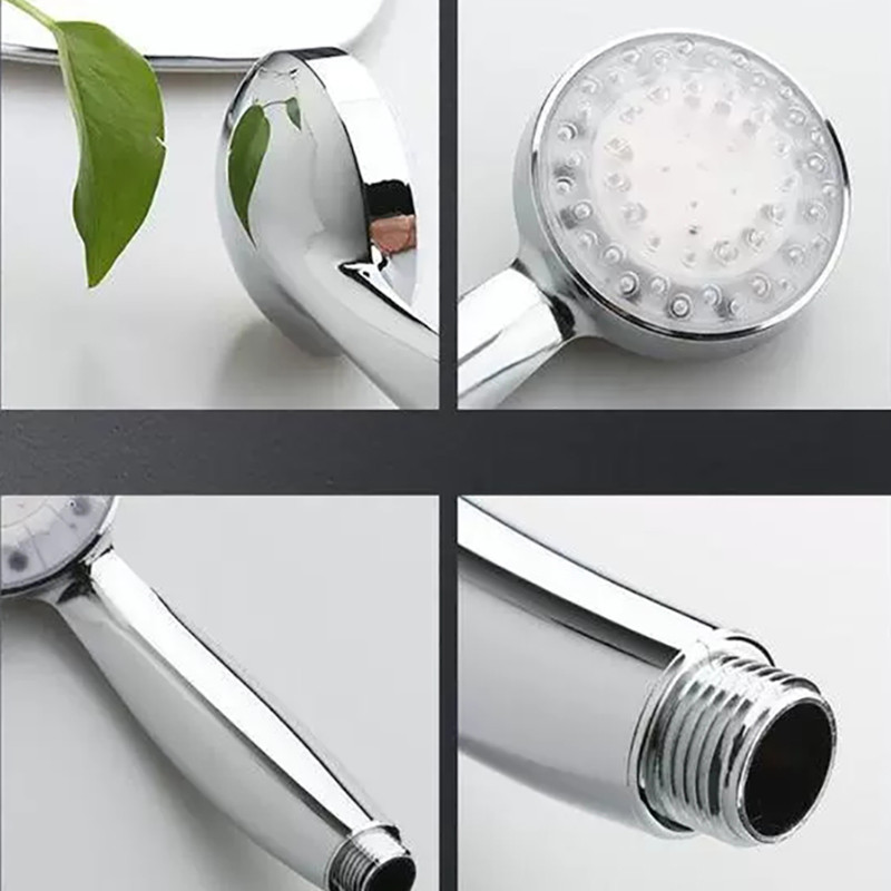 Φωτιστικό Led Glowing Automatic 7 Color Changing Automatic Handheld Water Εξοικονόμηση Ντους Μπάνιο Μπάνιο Κεφαλή ντους που αλλάζει χρώμα