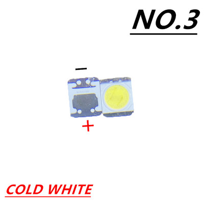 100db LG High Power 2835 SMD LED-ekhez Diódák Televízió Super Bright Diodo SMD LED 1210 3528 1W 100LM Cool White TV Háttérvilágítás