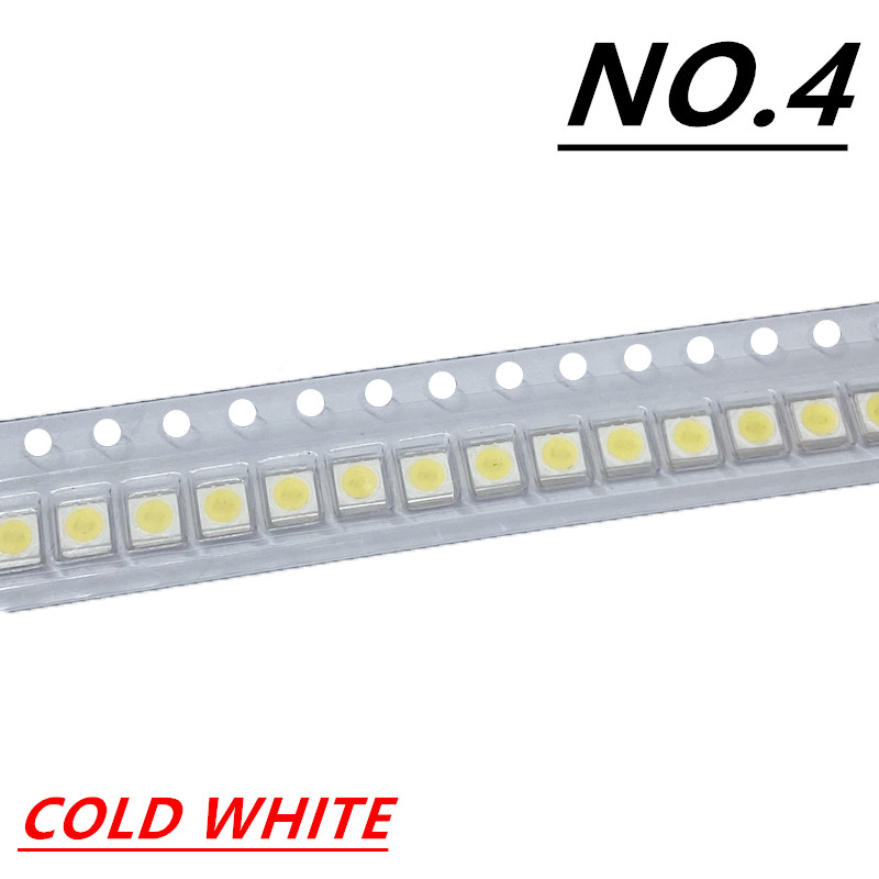 100 τμχ Για LG High Power 2835 SMD LED Διόδους Τηλεόραση Super Bright Diodo SMD LED 1210 3528 1W 100LM Cool White TV Backlight
