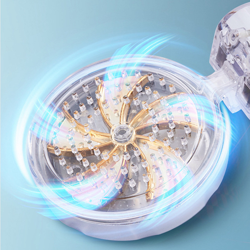 90 Περιστροφή Υψηλής Πίεσης Εξοικονόμησης Νερού Κεφαλή ντους με Turbofan με φίλτρο Αξεσουάρ μπανιέρας ντους με υπερτροφοδότηση