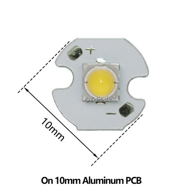 10 DB 1W 3W nagy teljesítményű XPE LED gyöngyök 3535 SMD dióda chip semleges fehér 4500K Csere CREE XP-E2 XPG2 kerékpár zseblámpához