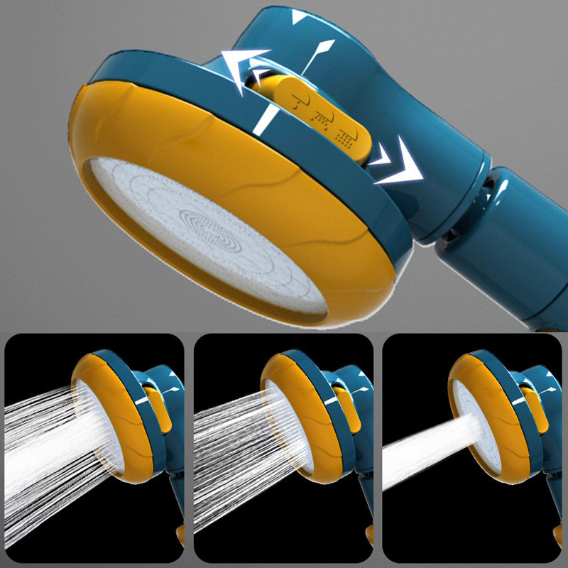 Υψηλής ποιότητας ρυθμιζόμενες 3 λειτουργίες υπό πίεση με ένα πλήκτρο για διακοπή νερού εξοικονόμησης βροχοπτώσεων Κεφαλή ντους 3 Χρώμα Προαιρετικό