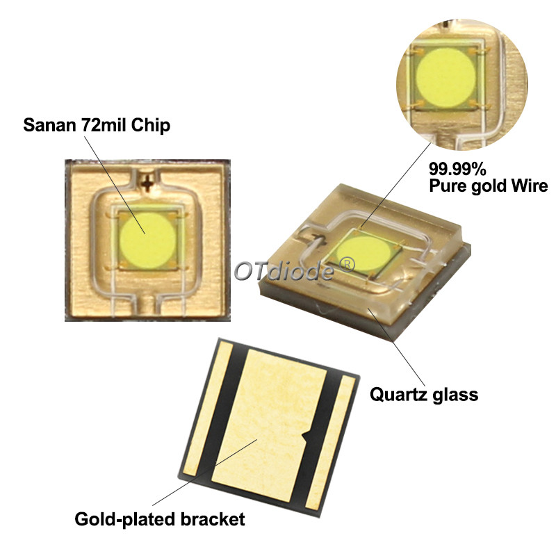 High Power LED Chip 20W Plane Circle Bead Laser XML 5050 SMD Cold White για Αξεσουάρ λαμπτήρα φακού εξωτερικού χώρου