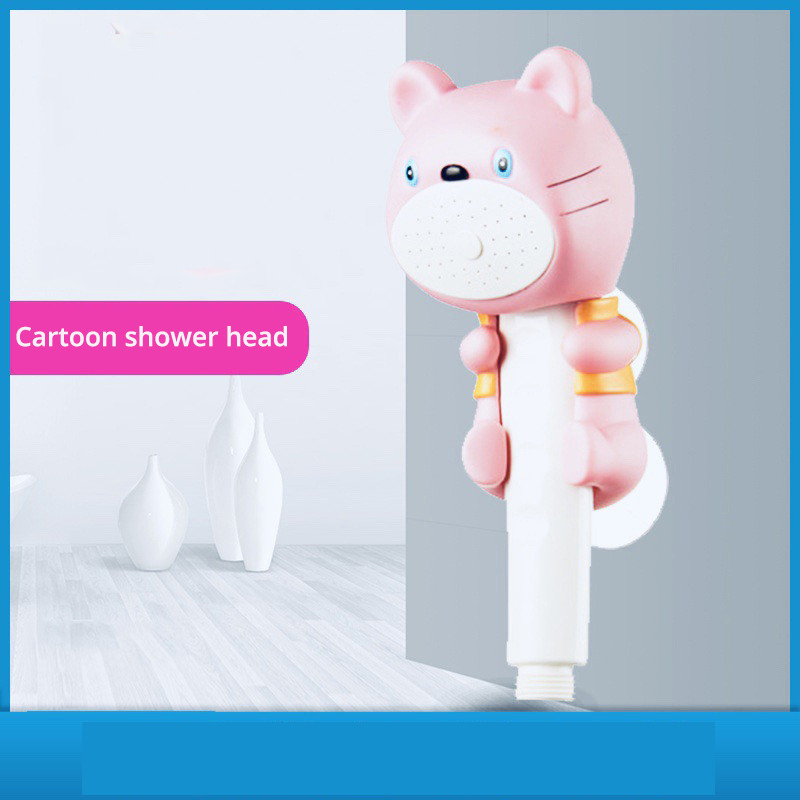 Αξεσουάρ μπάνιου βροχόπτωσης υψηλής ποιότητας Cute Cartoon Χειρός ντουζιέρας με πίεση μονής κεφαλής