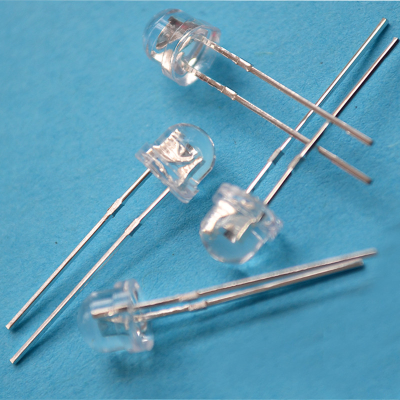 1000X Min F5 Ψάθινο καπέλο 5mm Νερό Καθαρή Δίοδος Εκπομπής Εξαιρετικά Φωτεινό Λευκό Μπλε Πράσινο Κίτρινο Κόκκινο ευρυγώνιο Φωτεινό ευρυγώνιο λαμπτήρα