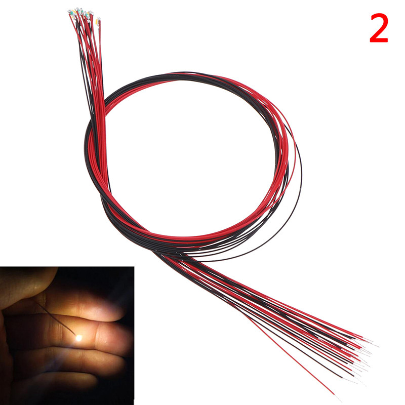 10 τεμ. 20cm T0603wm συγκολλημένα micro litz ενσύρματα καλώδια ζεστά λευκά smd led 0603