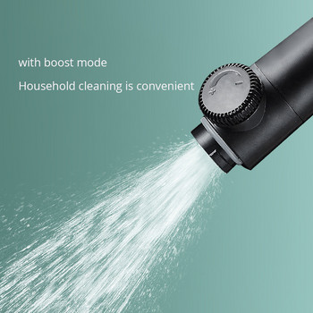 Душ слушалка с високо налягане Водоспестяващ Черен 5 режима Регулируем душ С един бутон Спиране на водата Ръчен душ Аксесоари за баня