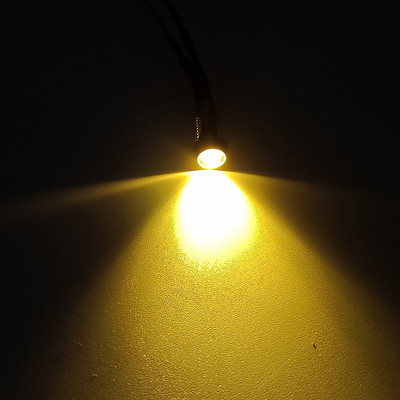 5 vnt 3 mm iš anksto prijungtų LED lempučių su laikikliais skleidžiančių diodų indikacinės lemputės 3 V 5 V 6 V 9 V 12 V 24 V 36 V 48 V 110 V 220 V 5 mm