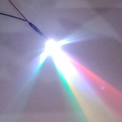 5 vnt 3 mm iš anksto prijungtų LED lempučių su laikikliais skleidžiančių diodų indikacinės lemputės 3 V 5 V 6 V 9 V 12 V 24 V 36 V 48 V 110 V 220 V 5 mm