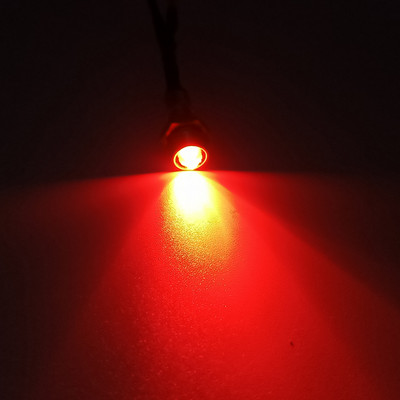 5 vnt 3 mm iš anksto prijungtų LED lempučių su laikikliais skleidžiančių diodų indikacinės lemputės 3 V 5 V 6 V 9 V 12 V 24 V 36 V 48 V 110 V 220 V 5 mm