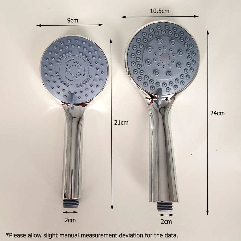 Zloog 5 Λειτουργίες Μπάνιου Ντους Κεφαλή Βροχής Χειρός Ακροφύσιο ντους Μπάνιου πολλαπλών λειτουργιών Αξεσουάρ μπάνιου