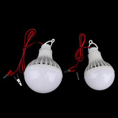 12V LED lámpa hordozható led izzó 3W 5W 7W 9W 12W kültéri tábor sátor éjszakai horgász függőlámpa vészhelyzet hideg fehér