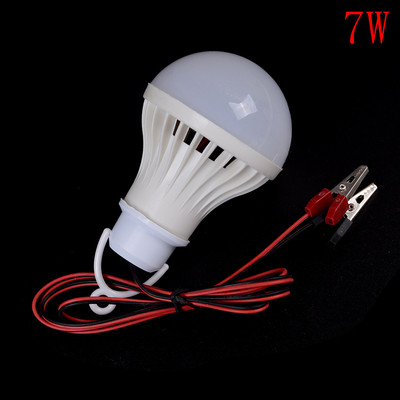 12V LED lámpa hordozható led izzó 3W 5W 7W 9W 12W kültéri tábor sátor éjszakai horgász függőlámpa vészhelyzet hideg fehér