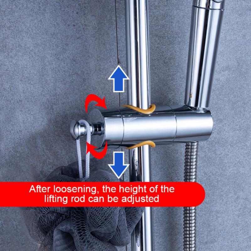 Καθολική ρυθμιζόμενη επιμετάλλωση 20~25 χιλ. Αντικατάσταση αξεσουάρ μπάνιου Στήριγμα ράβδου ράβδου ντουζιέρας Σφιγκτήρας βάσης βάσης στήριξης