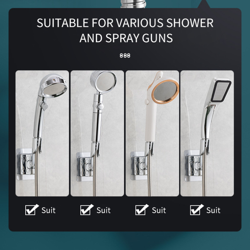 Βάση στήριξης κεφαλής ντους Universal ρυθμιζόμενα στηρίγματα στήριξης ντους Επιτοίχια σταθερή βάση Αξεσουάρ μπάνιου ντους