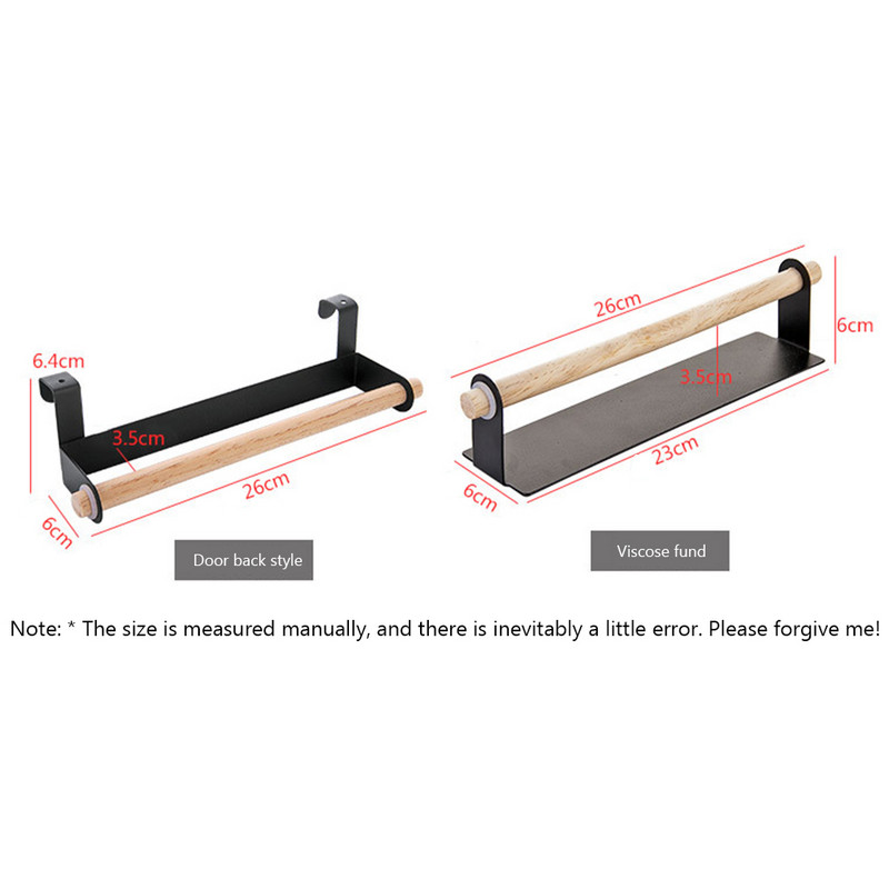 Επιτοίχια κρεμάστρα πανί πιάτων πάνω από την πόρτα πίσω Μονόπολική ράβδος κρεμαστής πετσέτας Ελαφρύ, ανθεκτικό, για κουζίνα μπάνιου