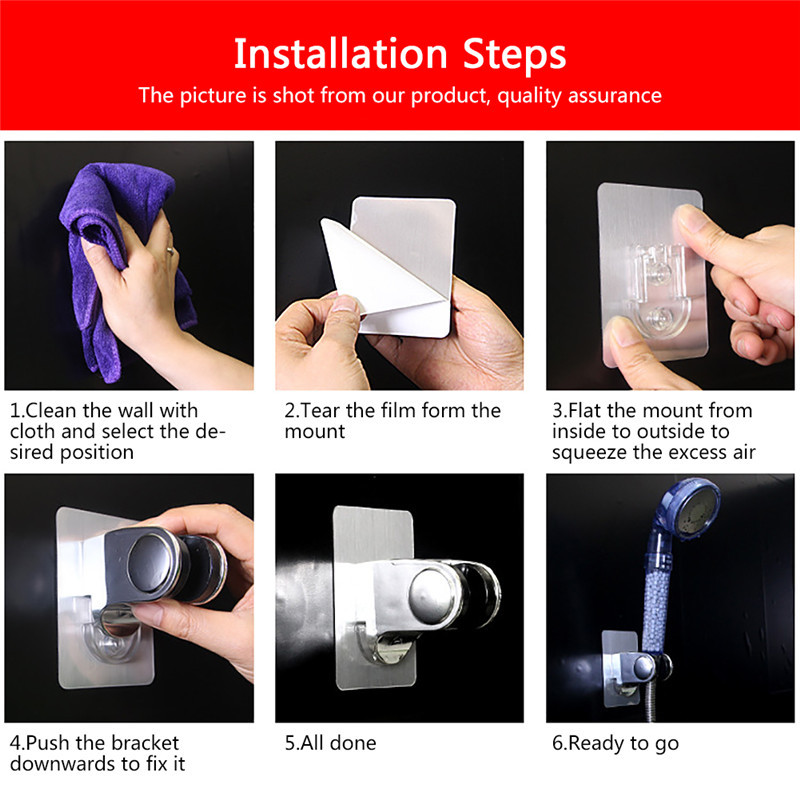 LeKing Fixing Shower Stand Στήριγμα ντουζιέρας Κάθισμα ντους για Αξεσουάρ μπάνιου σπιτιού